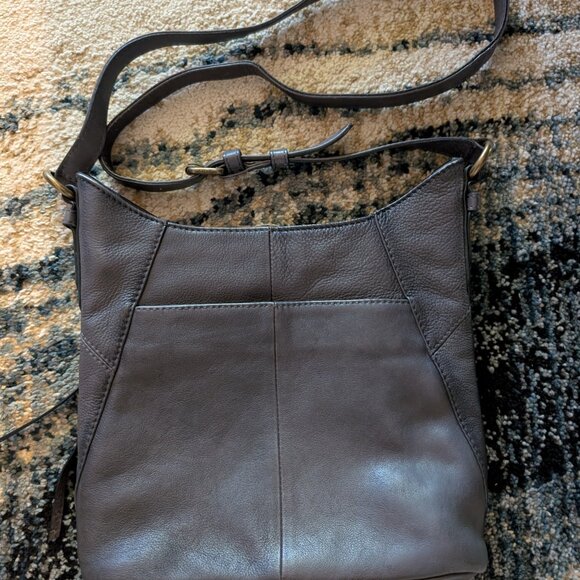 Frye "Carbon" Ari Leather Crossbody Bag - Picture 3 of 7